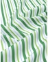 Mt. 1.80 Cotton Poplin Shirting Fabric Striped Green Light Blue 